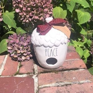 Rae Dunn Peace acorn